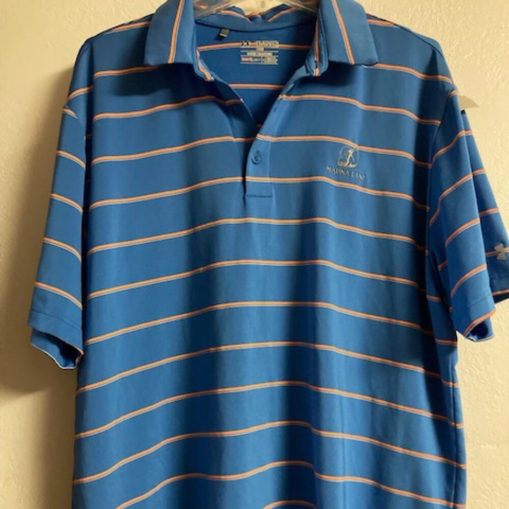 Mauna Lani Hawaii Men's Golf Shirt Resort Logo Big Island Hawaii Under Armor XXL